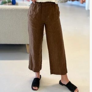 Seek Shelter Eva linen pants in Chestnut M